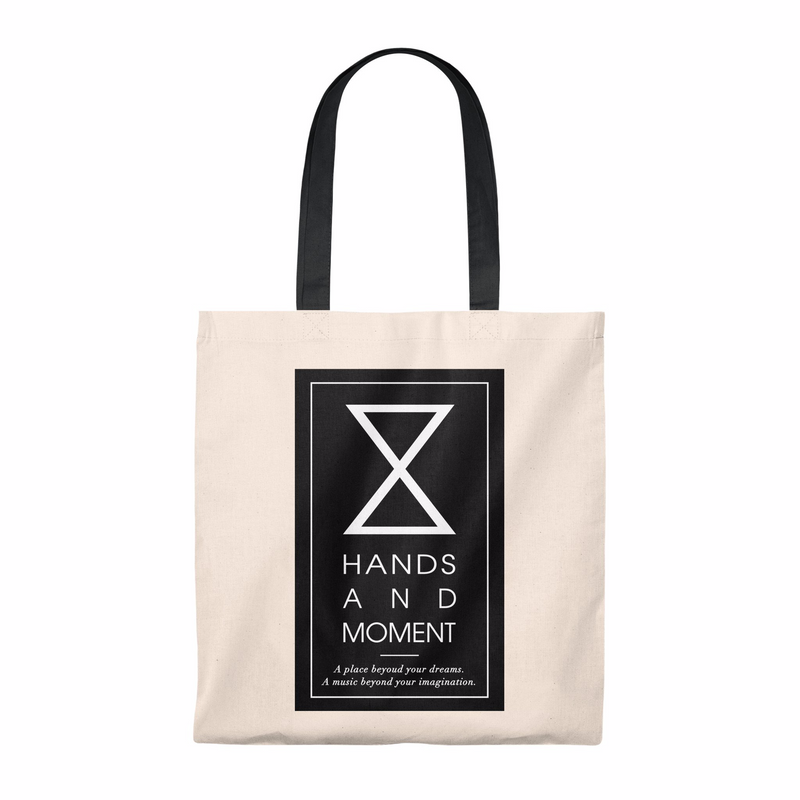 HANDS AND MOMENT TOTE BAG